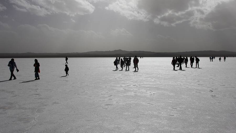 دریاچه ی نمک حوض سلطان